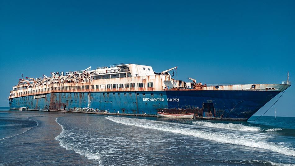 La historia del barco ruso abandonado en Veracruz